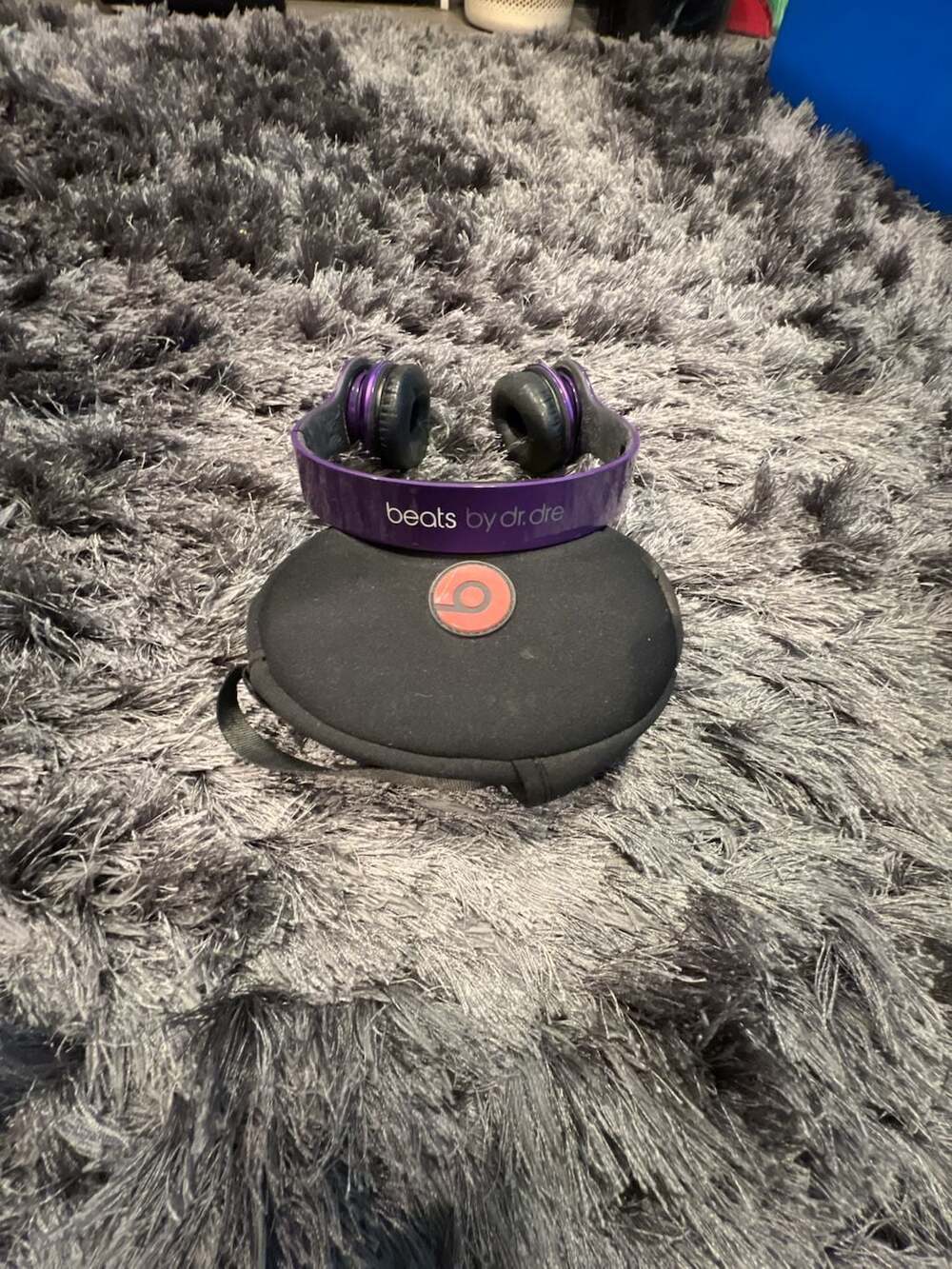 Beats by Dr. Dre Solo HD Wired On-Ear Headphones - Purple with Case